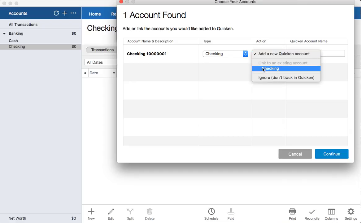 enter credit card charges in quicken for mac