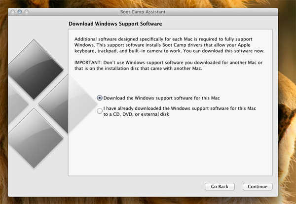 windows support software for this mac